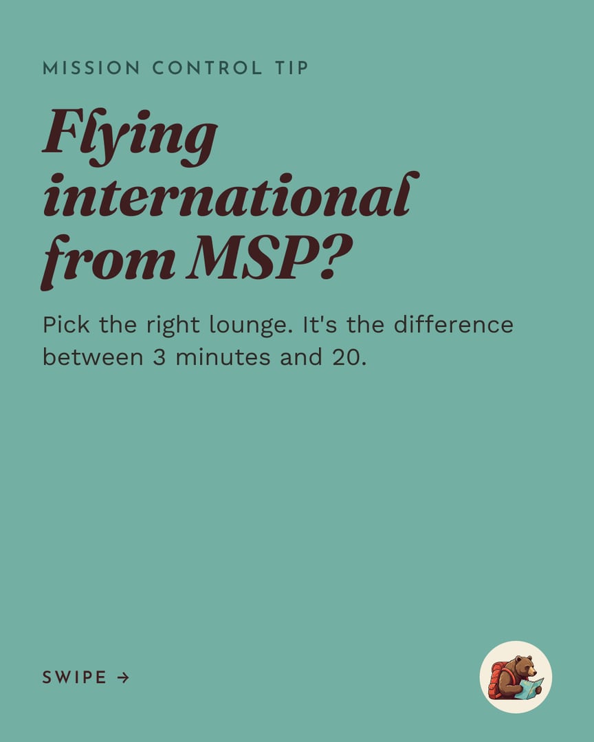 Flying international from MSP?