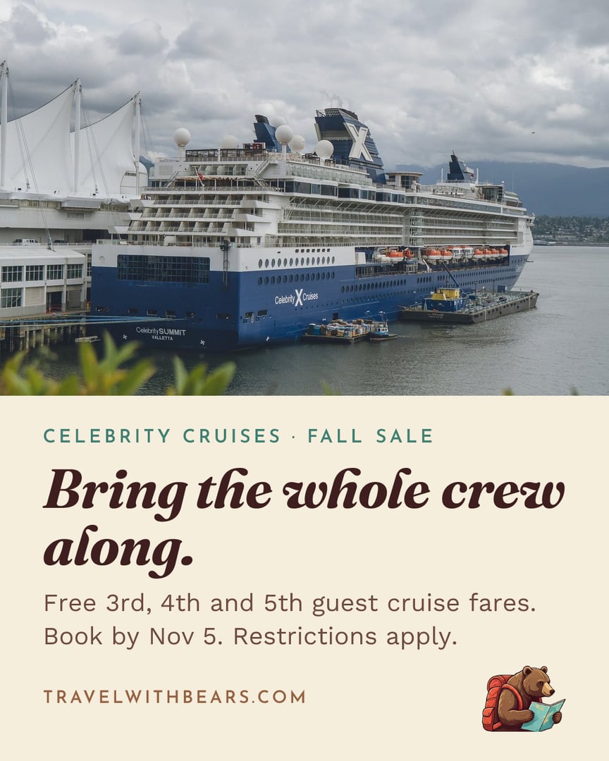 Celebrity Cruises: Fall Sale on 2nd Guest and Bonus Savings up to $800
