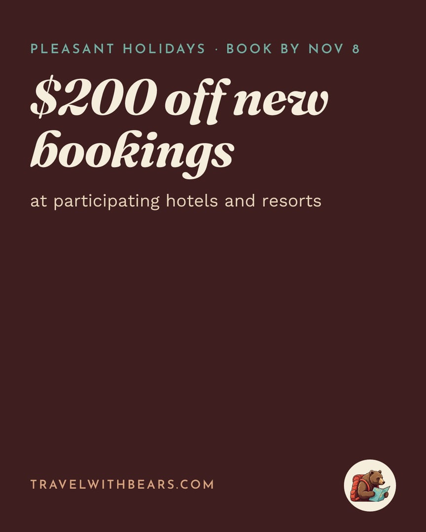 Pleasant Holidays: $200 off new booking worldwide - Caribbean, Central & South America, Mexico