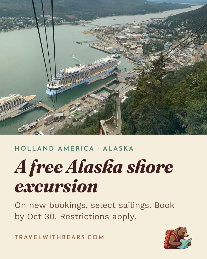 Holland America: Alaska Cruisetour Shore Excursion Offer